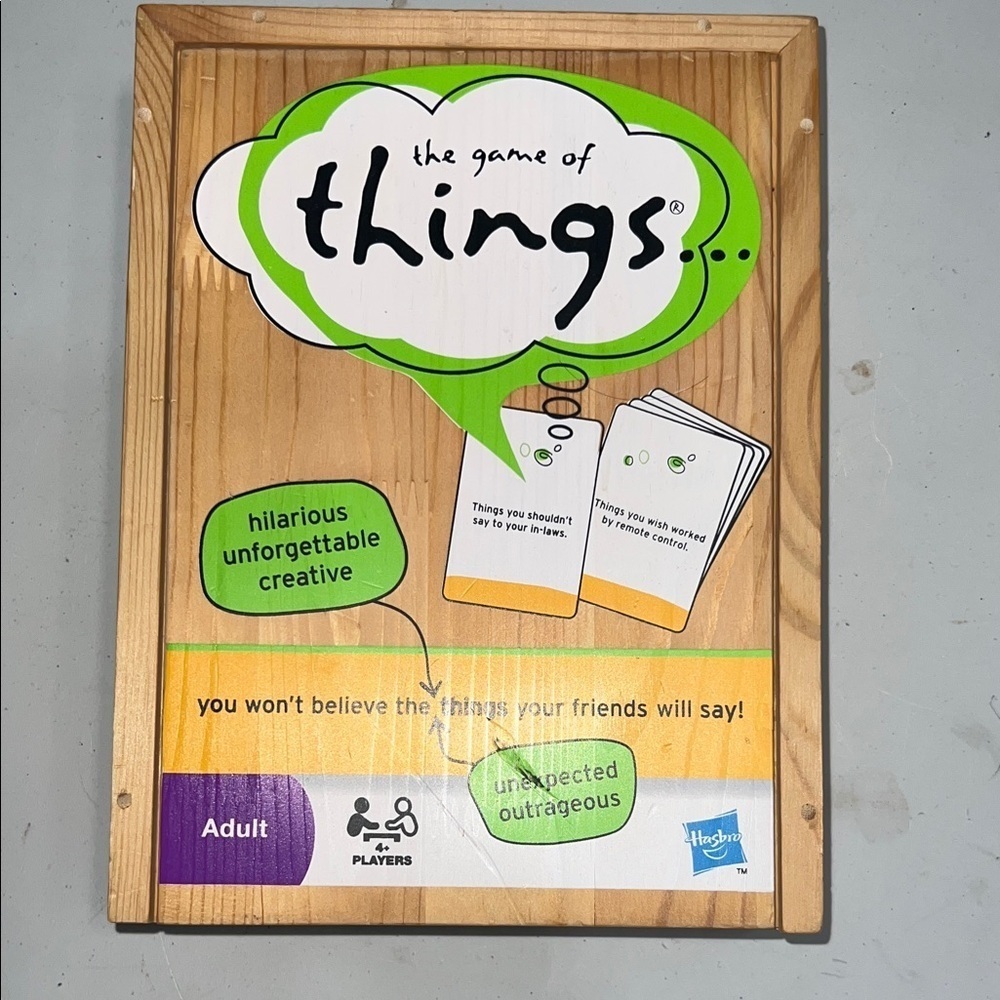 Hasbro The Game of Things - Green and White - Picture 3 of 4